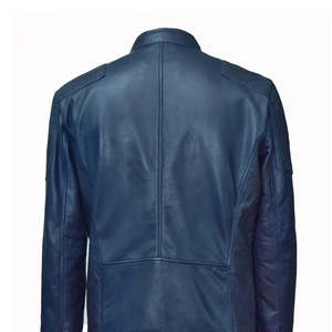 Venta al por mayor chaquetas de cuero genuino hombres chaqueta de cuero personalizado para hombres mujeres Unisex chaquetas de cuero puro para hombres - Product Image 2