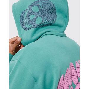 Sweat-shirts à capuche pour hommes 2023 de qualité supérieure, avec impression en relief, doublés, col rond, logo personnalisé, respirants, en polyester/coton, pour l'hiver - Product Image 1