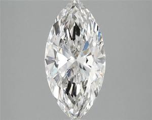 Marquise 2.02ct F VVS2 Lab Grown <b>Diamond</b> Jewelry Making CVD <b>Diamond</b> - Product Image 1
