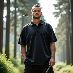 <b>Men</b> Summer Jogging Wear Polo <b>Shirt</b> <b>High</b> Quality Short Sleeve Turn Down <b>Collar</b> Polo <b>Shirt</b> 100% Cotton Polyester Golf <b>Shirt</b> <b>Men's</b> - Product Image 3