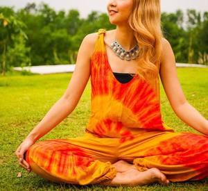 New Traditional Summer Wear Cotton Tye and Dyed Womens <b>Dress</b> - Product Image 3