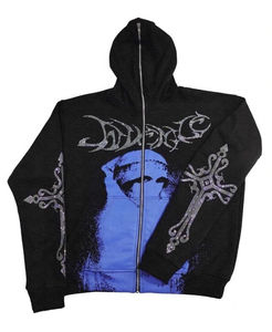 Sweat-shirts pour hommes en strass de la meilleure qualité, couleur unie, légers - Product Image 6