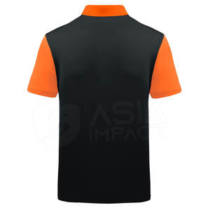 เสื้อโปโลผู้ชายเสื้อโปโลโพลีเอสเตอร์100% แห้งเร็วระบายอากาศได้ดีลำลองโลโก้ตามสั่ง - Product Image 3