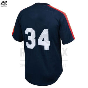 Camiseta de Béisbol Lisa con Diseño Moderno al por Mayor, Transpirable y Personalizable para Equipos de Béisbol en Venta - Product Image 5