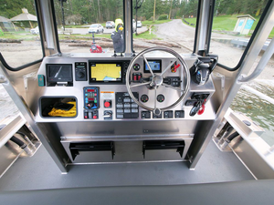 Ensemble combiné de bateau de sauvetage à fond plat en aluminium de Kinocean Factory pour le feu et le ferry pour passagers, l'aviron et le moteur pour la pêche - Product Image 2
