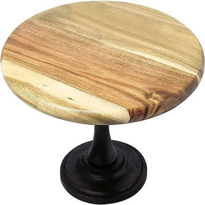 Soporte de pastel de 2 niveles de la mejor calidad, mármol ecológico y madera, nuevo diseño, caja elegante para decoración del hogar, embalado, conveniente para servir postres - Product Image 3