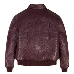 Chaqueta de Invierno Premium para Mujer Avirex, Cuero Genuino, Resistente al Viento e Impermeable, Tinte Liso, Todas las Tallas Disponibles - Product Image 6