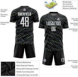Nuevo estilo, uniforme de fútbol profesional para niños, 100% poliéster, calidad Premium, Color sólido, calidad Premium, último diseño a la venta - Product Image 3
