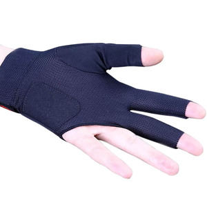 3-Half Fingers <b>Pool</b> Table <b>Cues</b> Stick Gloves for Billiard Right Hand Non Slip Silk Print Accessories For Unisex Best Quality . - Product Image 6