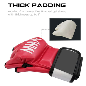 Customizable MMA & Boxing Training Gloves for Workout Muay Thai BJJ & Grappling for <b>Punching</b> <b>Bag</b> & Martial Arts Sparring - Product Image 2