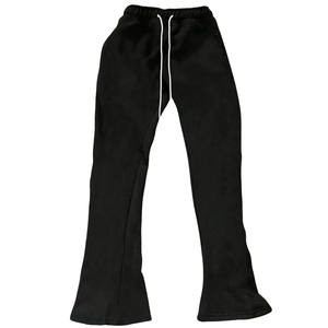 Pantalones Deportivos Acampanados de Moda para Hombre, Tejido de Alta Calidad, Textura Suave y Transpirable - Product Image 1