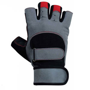Guantes de Gimnasio Unisex, Guantes Deportivos de Cuero Resistentes para Levantamiento de Pesas, Entrenamiento de Fisicoculturismo, Guantes de Fitness - Product Image 2