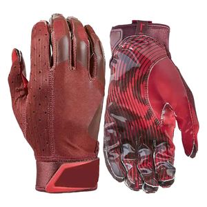 Gants de football américain à adhérence avancée avec paume collante, ajustement flexible en spandex et protection confortable pour adultes - Product Image 4