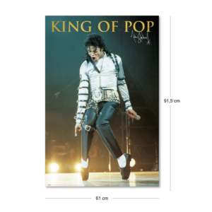 Michael Jackson King of Pop Album Cover Bad <b>Poster</b> 61x91,5 cm Modern Art Style Black Frame Paper Material for Wall Use - Product Image 5