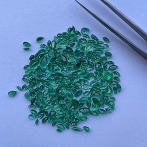 4mm 6mm 8mm émeraude zambienne naturelle à facettes ronde ovale poire marquise octogone pierres précieuses de coupe mines directes bijoux en or massif fin - Product Image 2