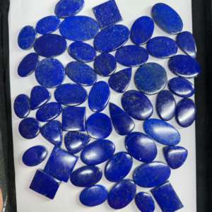 Venta al por mayor Natural Lapislázuli Cabujón Piedras preciosas Ágata verde para la fabricación de joyas de la India - Product Image 3
