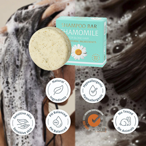 Barras de Champú Veganas de Marca Privada para el Cuidado del Cabello, Suaves y Naturales, Ecológicas, de Lujo, con Ingredientes Veganos, Hechas en la UE - Product Image 4