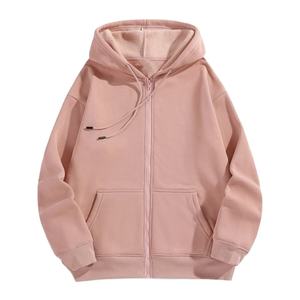 Sweat-shirts à capuche surdimensionnés de haute qualité personnalisés en polyester/coton pour femmes, streetwear d'hiver - Product Image 1
