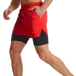 Running <b>Shorts</b> with Liner Fit Workout <b>Shorts</b> with Pockets - Product Image 1