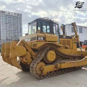 Bulldozer sur chenilles Caterpillar D7R d'occasion, 24 tonnes, capacité de la benne de 6,8 m³, marque japonaise d'origine, grand bulldozer, faible nombre d'heures, certifié CE - Product Image 5