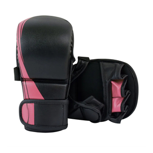 Gants de combat MMA personnalisés de haute qualité adultes cuir PVC poinçonnage caractéristiques couleur personnalisée Logo vente en gros IRON PUNCH INDUSTRIES - Product Image 1