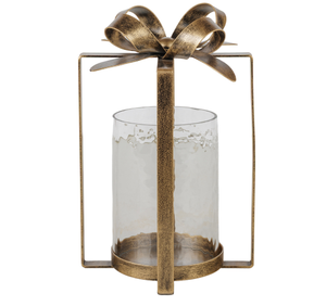 Metal <b>Bow</b> Glass Hurricanes Home Decoration <b>Bow</b> Living Room Tabletop Metal Glass Hurricanes Wedding Party Event Decoration - Product Image 3