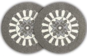 Best Charcoal White Tableware Decorative <b>Placemat</b> Best Theme Design Glass <b>Beads</b> for Parties and Other Functions Mats & Pads - Product Image 2