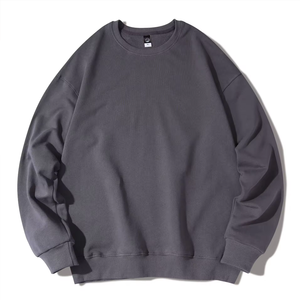 Sudadera de Cuello Redondo de Alta Calidad, 100% Algodón, Lisa, Ecológica, de Invierno, 380g, Unisex, con Logotipo Personalizado - Product Image 2