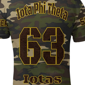 Iota Phi Theta 1963 Polo classique pour hommes, haut à manches courtes en coton premium brodé de la fraternité grecque - Product Image 5