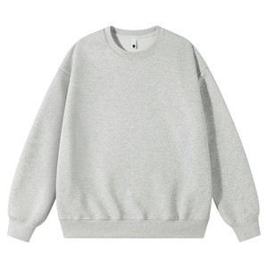 Sweat-shirt en coton éponge surdimensionné pour homme Logo personnalisé Style Hip Hop XL Qualité lourde Casual Ras du cou Motif solide - Product Image 1