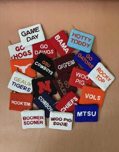 Wholesale Fashion Handmade Embroidery Cotton Beaded Coin Purses Zipper Closure Customizable Seed <b>Bead</b> Design Letterpress Printed - Product Image 6