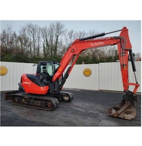 รถขุดตีนตะขาบคุณภาพสูง Kubota KX080-4 ขนาด 8 ตัน พร้อมแรงขุดที่เหนือกว่าและสายส่งกำลังเสริม - Product Image 1