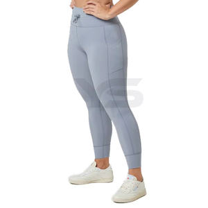 Mallas deportivas ajustadas con estampado personalizado 2024, pantalones de Yoga para gimnasio Anti-UV de alta calidad para mujer, mallas deportivas Push-Up para el sudor - Product Image 5
