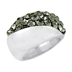 Bague Cocktail Vintage Art Palace pour Femme en Argent 925 avec Pierre Naturelle Sertie Pavé – Bijou Tendance et Élégant pour le Quotidien - Product Image 2