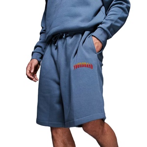 Nouvelle mode, short cargo pour homme en taille plus, logo imprimé en sérigraphie personnalisé, couleur unie, poches latérales surdimensionnées, élastique - Product Image 1