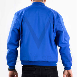 Servicio OEM, Chaqueta Bomber de Lona Personalizada para Hombre, Cuello Alto, Transpirable, Nueva Colección de Otoño - Product Image 4