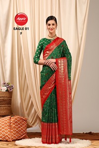 ผ้าส่าหรีผ้าไหมพรีเมี่ยมสำหรับผู้หญิงผ้าใยไหมเนื้อนุ่มแบบดั้งเดิมและมีขอบบางๆที่อุดมไปด้วยผ้าส่าหรี - Product Image 5