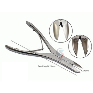 Vente en gros de haute qualité couleur unie Ruskin Liston pince à os en acier Ruskin Liston pince à os 160mm - Product Image 1