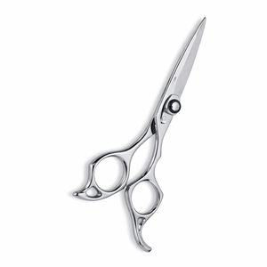 Tijeras de Peluquería Profesionales de 6.5 Pulgadas, Acero Inoxidable, para Salón y Barbería, con Empuñadura Desplazada, Tijeras de Precisión para Diestros - Product Image 1