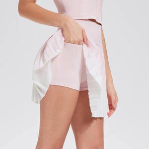 Falda de Tenis Corta Transpirable de Cintura Alta para Mujer - Personalizada para Fitness, Yoga y Deportes de Secado Rápido - Product Image 5