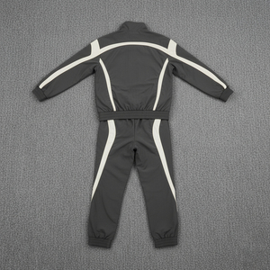 Usine Coutures Personnalisées Hiver Imprimé Coton Coupe-Vent Veste Baggy Pantalon 2 Pièces Ensemble Patchwork Design Survêtements Sweat - Product Image 2