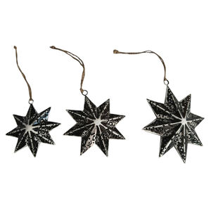 Surtido de regalos de metal de Navidad 3D Fish Metal adornos de Navidad adorno de Pascua para colgar - Product Image 2