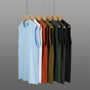 Camiseta sin mangas para hombre de tasa razonable, peso ligero, hecho a medida, material duradero de calidad superior, el mejor diseño, camiseta sin mangas con media manga - Product Image 1