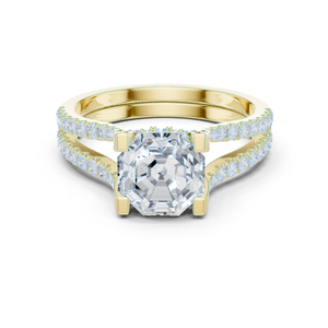 Anillo de compromiso estilo infinito 10K para amantes - Product Image 4