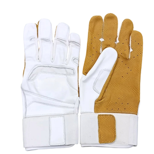 Profesional Infield Correa larga puño cuero hecho béisbol guantes de bateo ajustable adulto joven personalizable ligero - Product Image 5