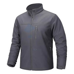 แจ็กเก็ตกันลมบุขนแกะซับในกันลมและกันน้ำสำหรับผู้ชายแจ็คเก็ตทำงานออกแบบโลโก้ได้ตามต้องการ - Product Image 1