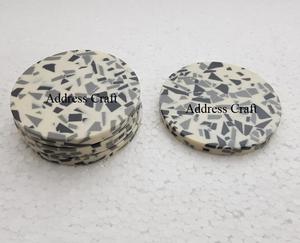 ชุดที่รองแก้วหินหินขัดสุดหรูถูกสร้างขึ้นอย่างสมบูรณ์แบบสำหรับห้องครัวโต๊ะรับประทานอาหารตกแต่งบนโต๊ะอาหารที่รองแก้วเหมาะสำหรับของขวัญ - Product Image 2