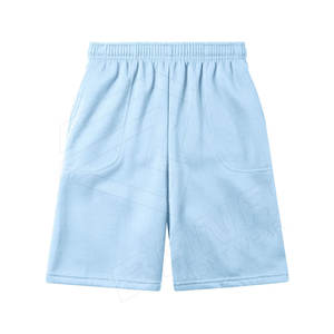 High Street Hommes Casual Sports Gym Shorts 100% Coton Respirant Polaire Logo Personnalisé Surdimensionné Uni Cordon Conception Bon - Product Image 1