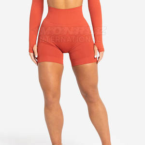 กางเกงขาสั้นรัดกล้ามเนื้อสำหรับผู้หญิงกางเกงขาสั้นสำหรับใส่ออกกำลังกายในยิมระบายอากาศได้ดี - Product Image 1