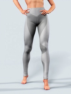 Wholesale Premium 87% Nylon 13% Spandex Four-Way Stretch Fitness Wear Women Leggings with Breathable <b>Mesh</b> Panel - Product Image 6